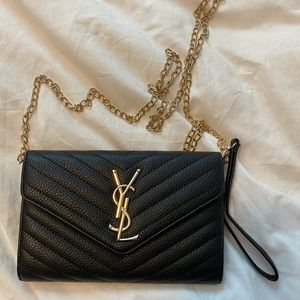 YSL black crossbody purse